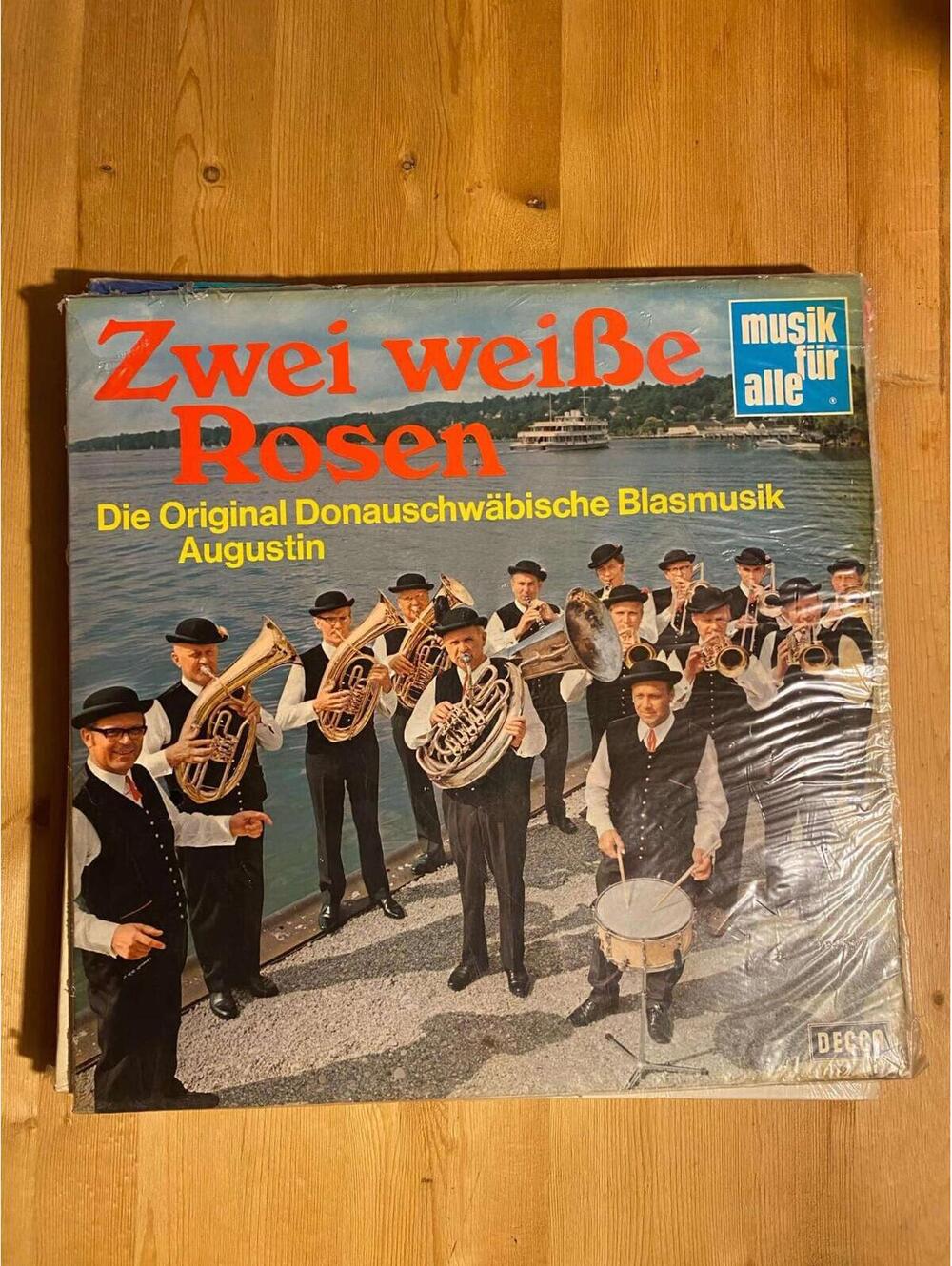 Zwei Weiße Rosen Vintage 33rpm VG+ AB28